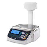 Balança Comercial Digital Systel Cuora 30kg Com Mastro 127/220v Branco 36.5 cm X 24 cm